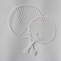 DIY Plastic Paddle Fan Frames, Flat Round