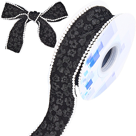 Полиэстер с пластиковой лентой, имитирующей жемчуг, подарочные аксессуары