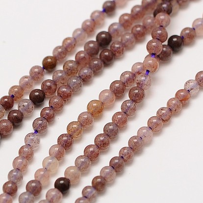 Natural Gemstone Aventurine Round Beads Strands