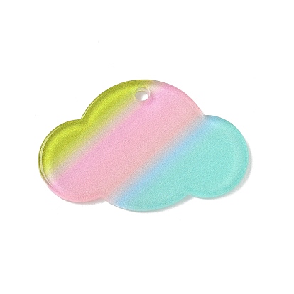 Прозрачные акриловые подвески, облако