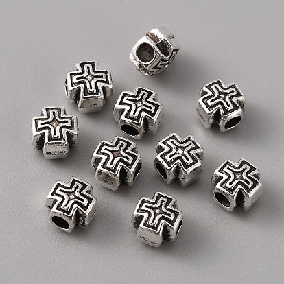 Perles en alliage, croix