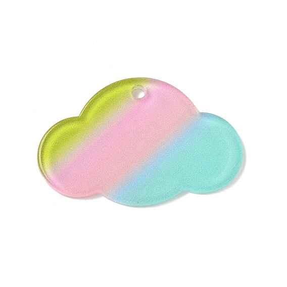 Прозрачные акриловые подвески, облако