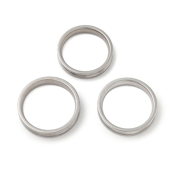 304 настройки колец с канавками из нержавеющей стали, заготовка для изготовления кольцевого сердечника с инкрустацией и канавками