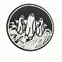 Computerized Embroidery Cloth Iron on/Sew on Patches, Costume Accessories, Appliques, Flat Round