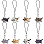 Alloy Enamel Pendant Mobile Straps, Cat