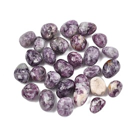 Натуральные бусины из лепидолита, обваленные камни, нет отверстий / незавершенного, самородки