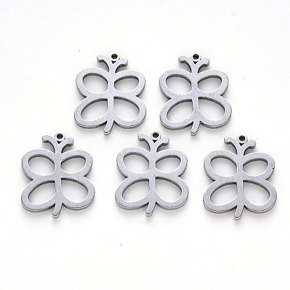 304 подвески из нержавеющей стали, лазерная резка, бабочка