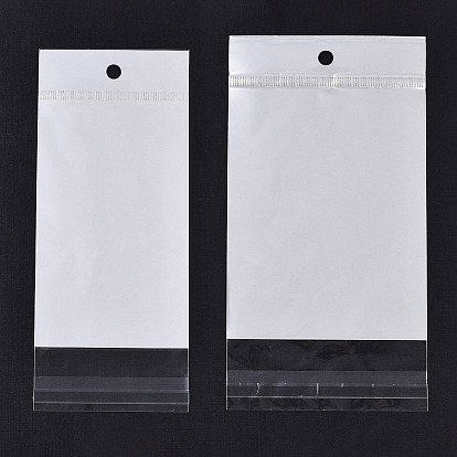 Прямоугольник ОПП целлофановые мешки, самозапечатывающиеся пакеты с отверстием для подвешивания