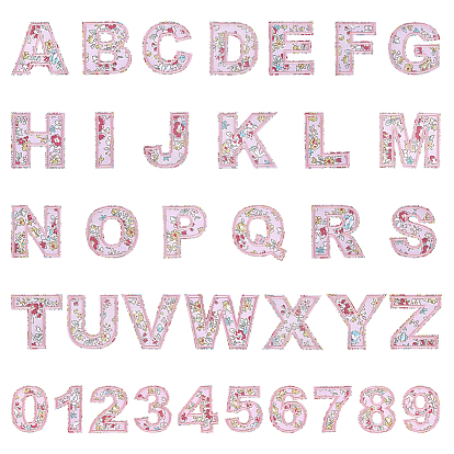 72 шт. 4 сумки 2 стили полиэстеровая блестящая вышитая тканевая нашивка, компьютеризированная вышивка тканью утюжок на / шить на заплатках, аксессуары для костюма, аппликация