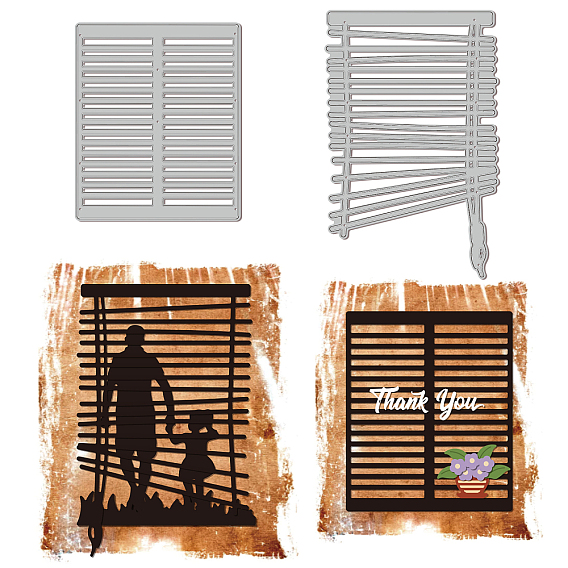 2 шт 2 стили трафареты для штампов из углеродистой стали, для diy scrapbooking, Фотоальбом, декоративная бумага для тиснения, узор для штор