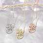 Brass Micro Pave Clear Cubic Zirconia Flame Pendant Adjustable Slider Necklaces, Cadmium Free & Lead Free, Rack Plating, Long-Lasting Plated