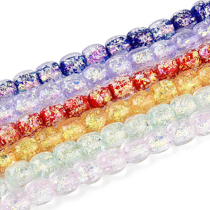 Нити из фольги в технике лэмпворк, баррель