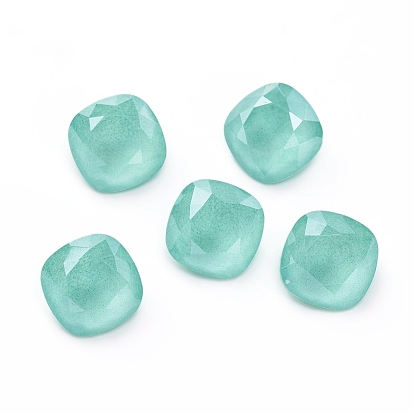 K 9 кабошоны из стеклянного страза, назад назад, граненые, квадратный