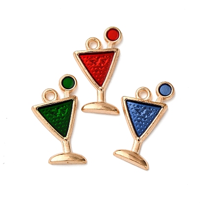 Подвески из эмали и сплава, кубок очарование, золотой свет