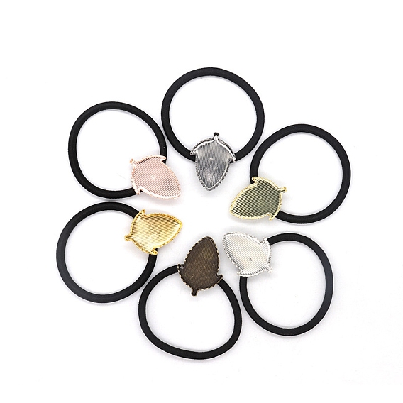 Резинки для волос, с железными выводами для эмали, клубника