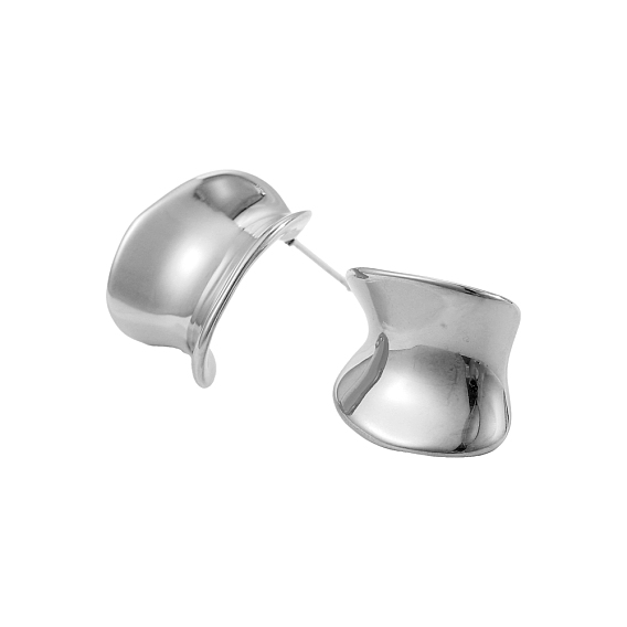 304 из нержавеющей стали серьги, неправильная форма