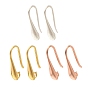 Стойки покрытие латунь серьги крючки, без кадмия и без свинца, долговечный