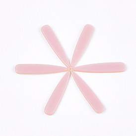 Cellulose Acetate(Resin) Big Pendants, Drop