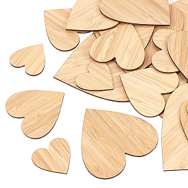Olycraft Heart Shaped Wooden Boards for Painting