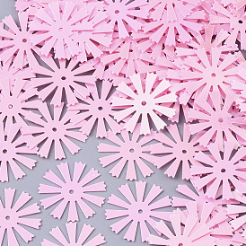 Ornament Accessories, PVC Plastic Paillette/Sequins Beads, AB Color, Flower