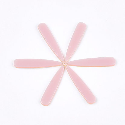 Cellulose Acetate(Resin) Big Pendants, Drop