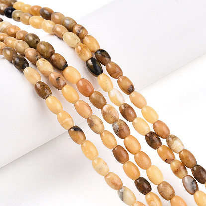 Природные желтые опал бусины пряди, рис