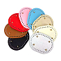 PU Leahter Knitting Crochet Bags Bottom, Oval, Bag Shaper Base Replacement Accessaries