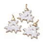 Гальванические подвески, с латунной фурнитурой для подвески , морская звезда / морские звезды
