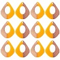 Resin & Wood Pendants, Teardrop