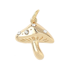 Латунные микро проложить кубического циркония подвески, гриб, с целью перехода в кольце