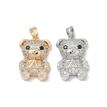 Латунные микро проложить кубического циркония подвески, нести прелести