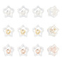 36 шт 3 цвета силиконовые гайки для ушей, спинки для серьги, с латунной фурнитурой , звезда, без кадмия, без никеля и без свинца