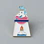 Chemistry Theme Enamel Pin, Light Gold Alloy Badge for Backpack Clothes