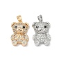 Латунные микро проложить кубического циркония подвески, нести прелести