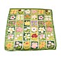 Polyester Floral Patchwork Square Scarf Silk Bandana