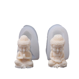 Little Buddha DIY Candle Silicone Molds, Food Grade Silicone, Decoration Making, for Candle Making