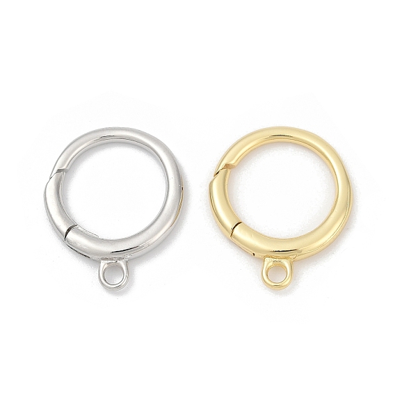 Латунные пружинные кольца, долговечный, без свинца и без кадмия, стойки покрытие, плоско-круглые