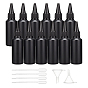 60ml 15Pcs Black Polyethylene(PE) Squeeze Bottles, Dispensing Bottles, with Twist Top Cap, with 2Pcs Funnel & 4Pcs Transfer Pipette