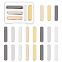 Brass Links Connectors, Round Corner, Rectangle