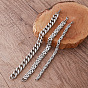 Bracelets vintage en acier inoxydable pour hommes, sans ternissement