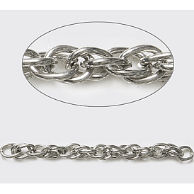 Железа крендель цепи, несварные, с катушкой, 1.2x6.2 мм, 50 м / рулон