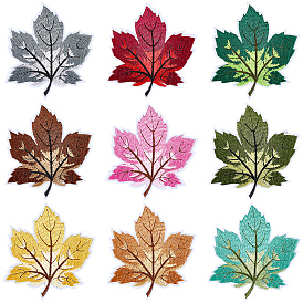 9 шт. лист компьютерная вышивка ткань приклеивание/пришивание заплатки, аксессуары для костюма, аппликация