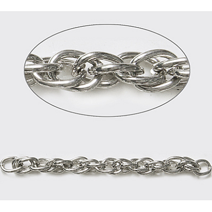 Железа крендель цепи, несварные, с катушкой, 1.2x6.2 мм, 50 м / рулон