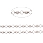 304 Stainless Steel Rhombus & Sun Link Chains, Unwelded