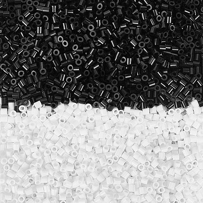 8000шт. 2 цвета пластиковые бусины для самостоятельного изготовления, плавящиеся бусины, колонка