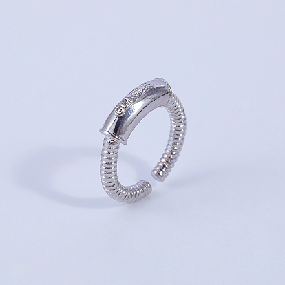 Кольца-манжеты из латуни с резьбой для мужчин, слово нежное