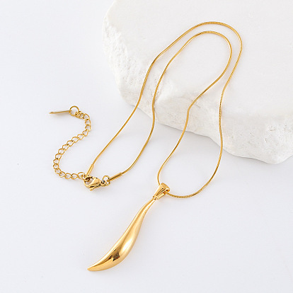 Элегантные подвески-капли из нержавеющей стали для подарка