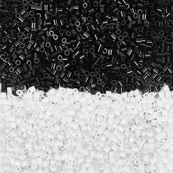 8000шт. 2 цвета пластиковые бусины для самостоятельного изготовления, плавящиеся бусины, колонка