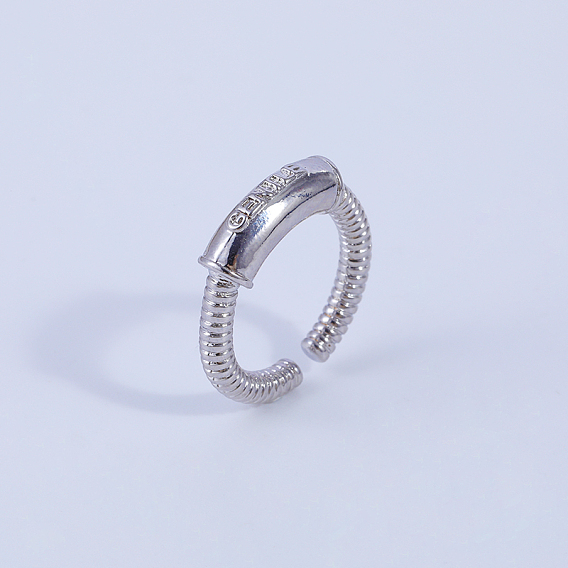 Кольца-манжеты из латуни с резьбой для мужчин, слово нежное