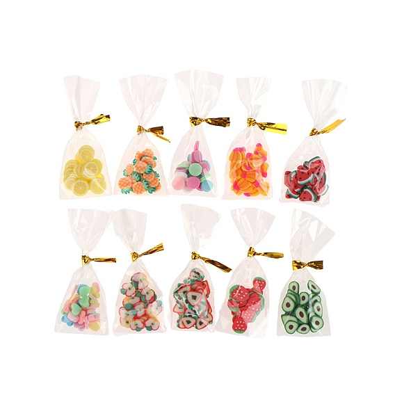 Мини-конфеты из полимерной глины, аксессуары для кукольного домика с микро-ландшафтом, притворяясь опорными украшениями